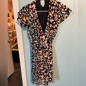 Flattering wrap dress